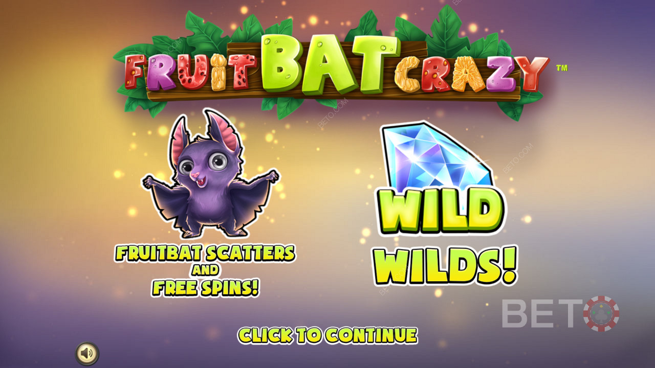Fruit Bat Crazy - Une adorable Fruit Bat vous offre beaucoup de plaisir avec des Wild, des Scatters et des Free Spins.