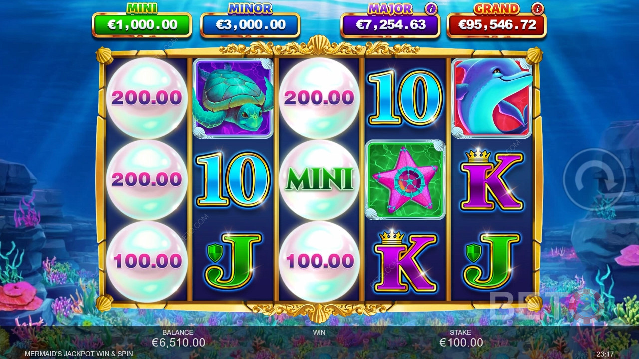 Mermaid's Jackpot Win & Spin Jeu Gratuit