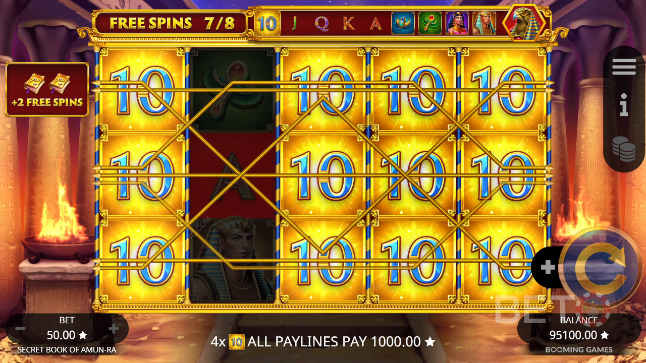 Secret Book of Amun Ra Jeu Gratuit