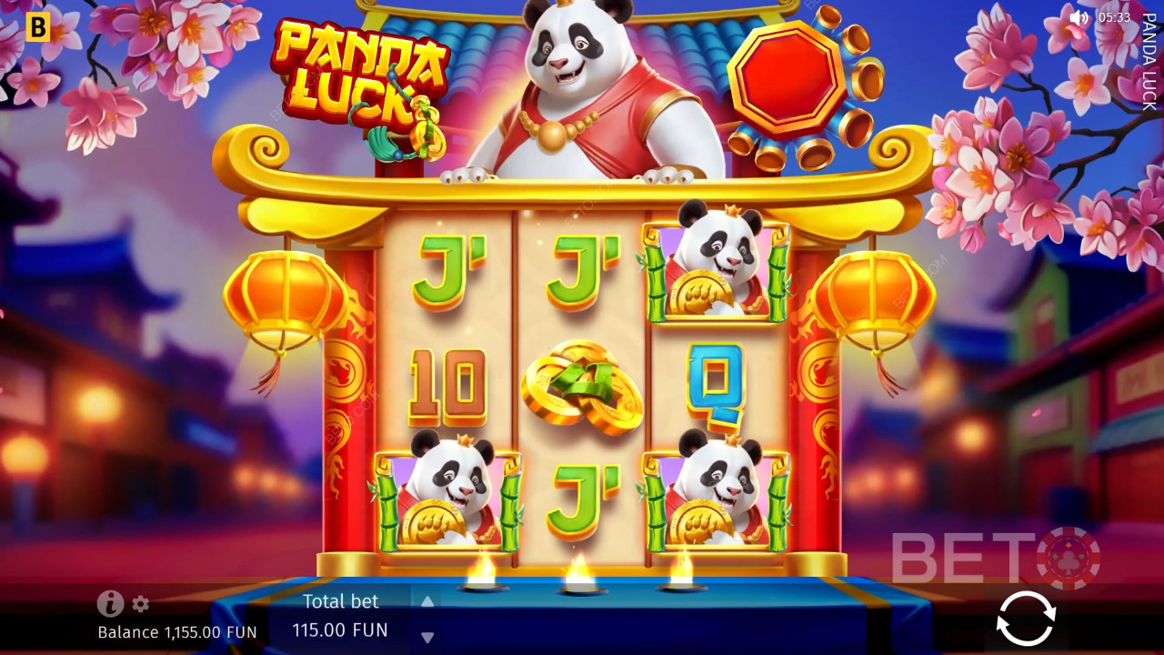 Panda Luck Critique par BETO Slots
