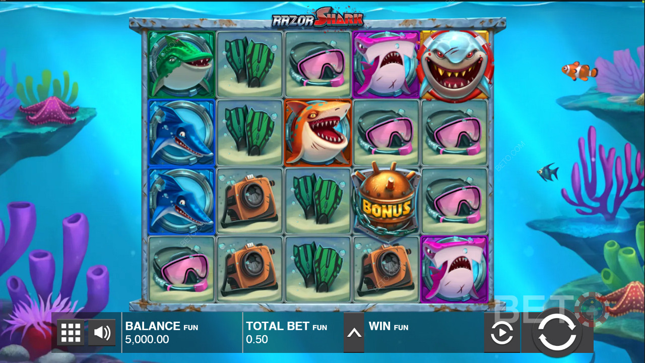 La machine à sous Razor Shark de Push Gaming