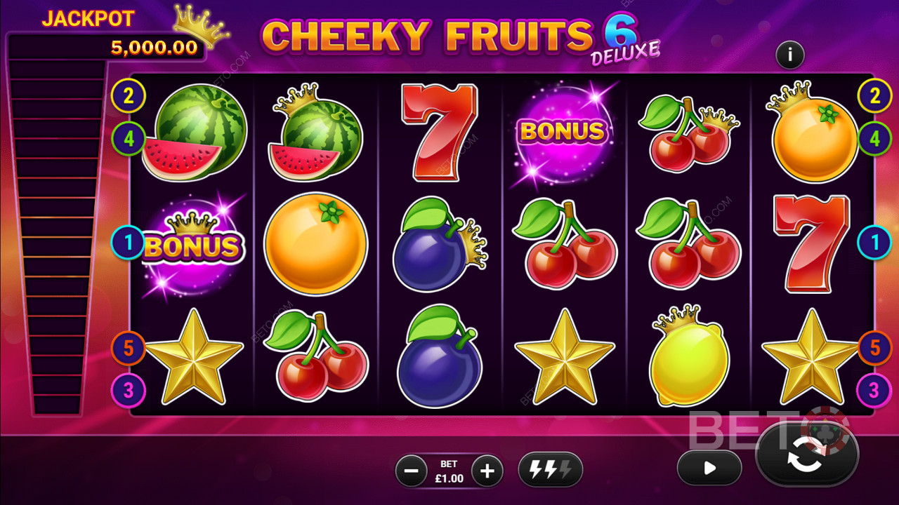 Cheeky Fruits 6 Deluxe  Jeu Gratuit