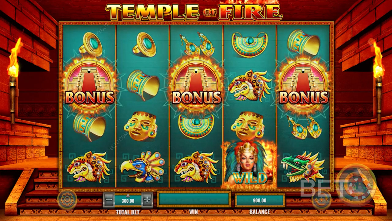 Un échantillon du gameplay - Temple of Fire d