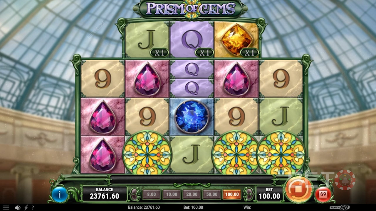 Machine à sous vidéo Prism of Gems - Des pierres précieuses brillantes et colorées