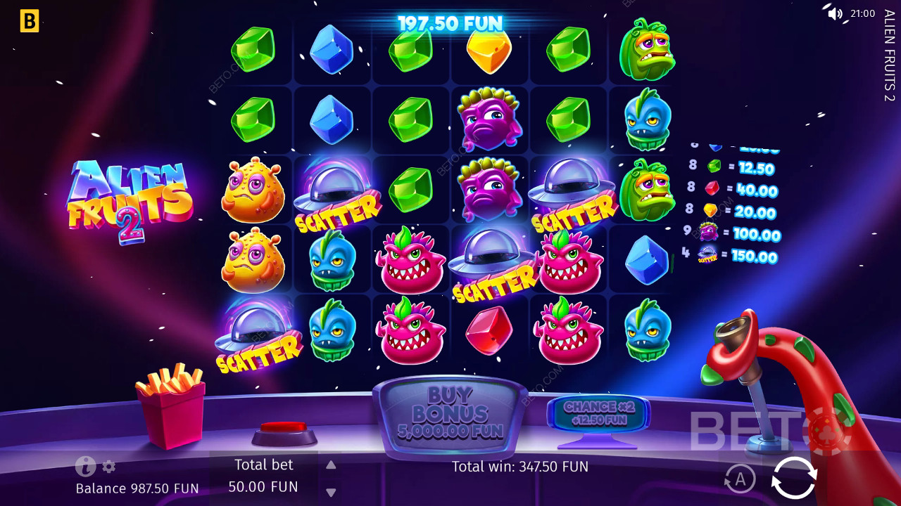 Alien Fruits 2 Jeu Gratuit
