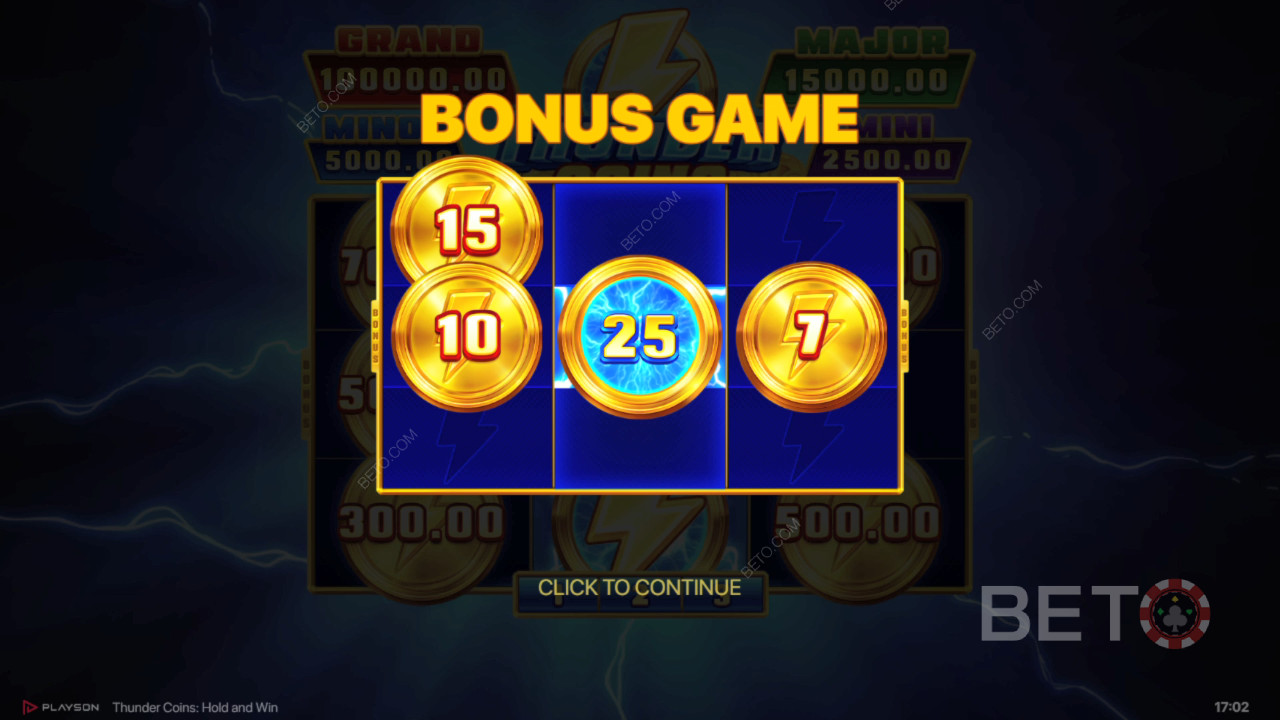 Fonctionnalités bonus expliquées dans Thunder Coins par Playson