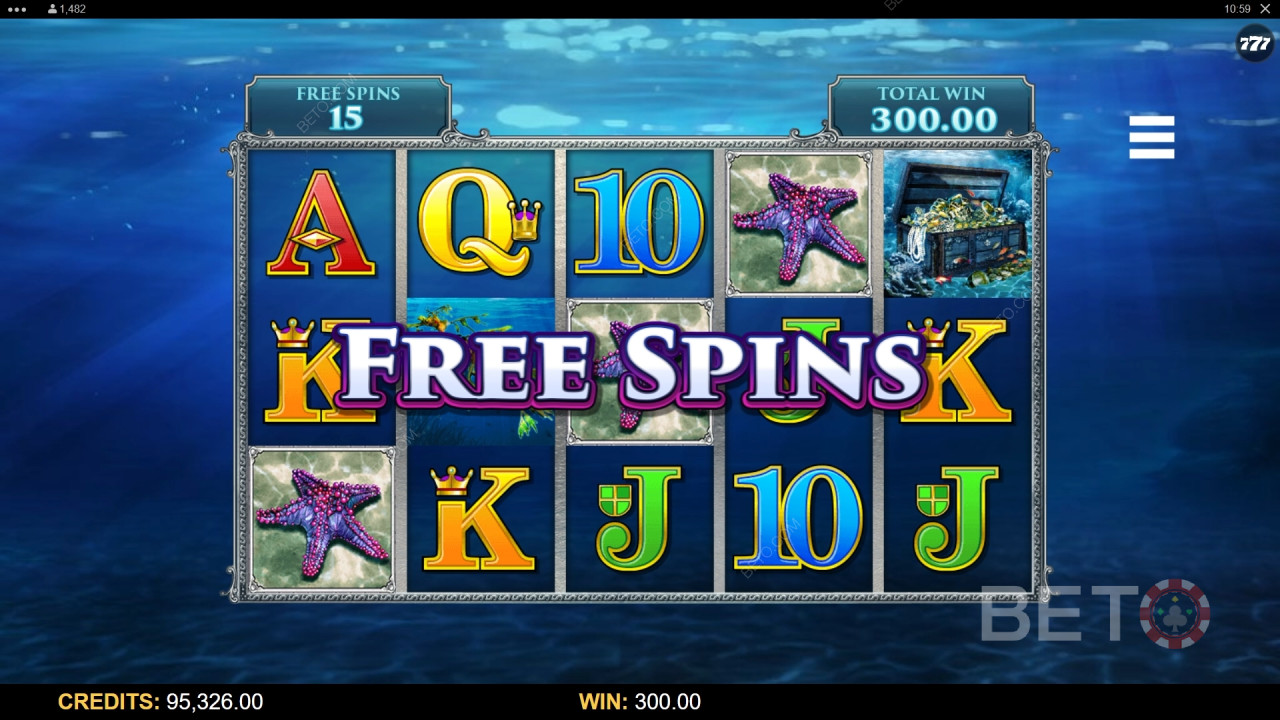 Les bonus expliqués dans Ariana by Microgaming