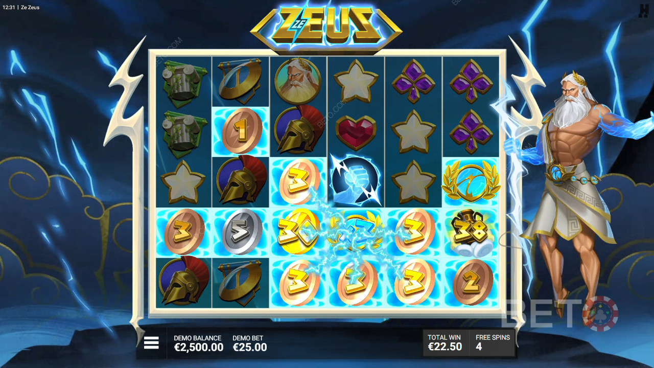 Les bonus expliqués dans Ze Zeus par Hacksaw Gaming