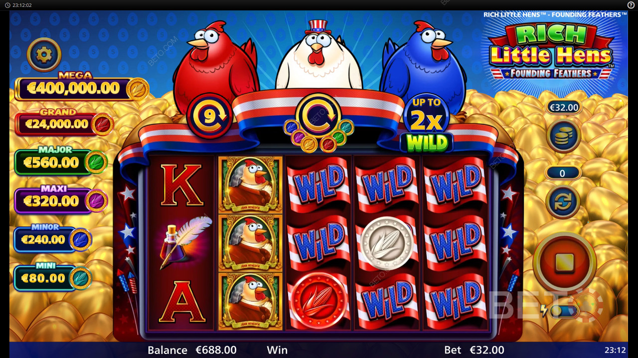 Rich Little Hens Founding Feathers Jeu Gratuit