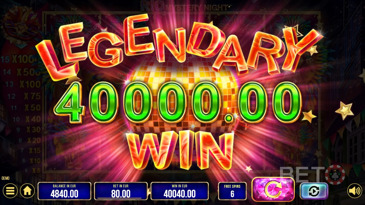 Rio Mystery Night Critique de BETO Slots