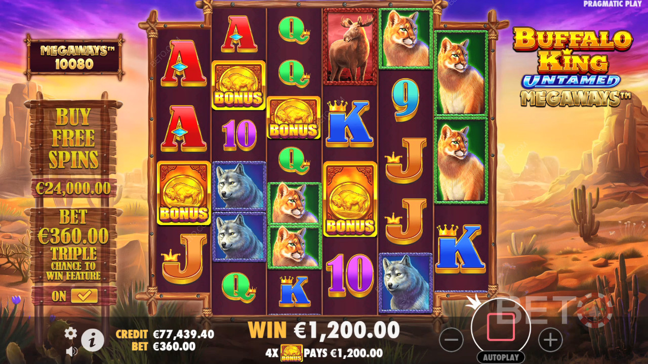 Buffalo King Untamed Megaways Jeu Gratuit