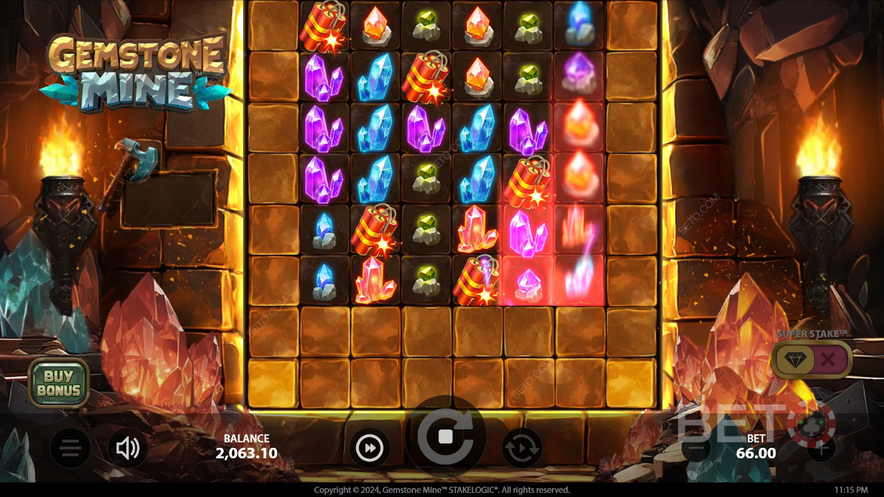 Gemstone Mine Jeu Gratuit