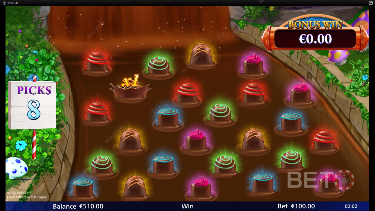 Comment jouer au jeu Willy Wonka Everlasting Gobstopper de Light and Wonder?