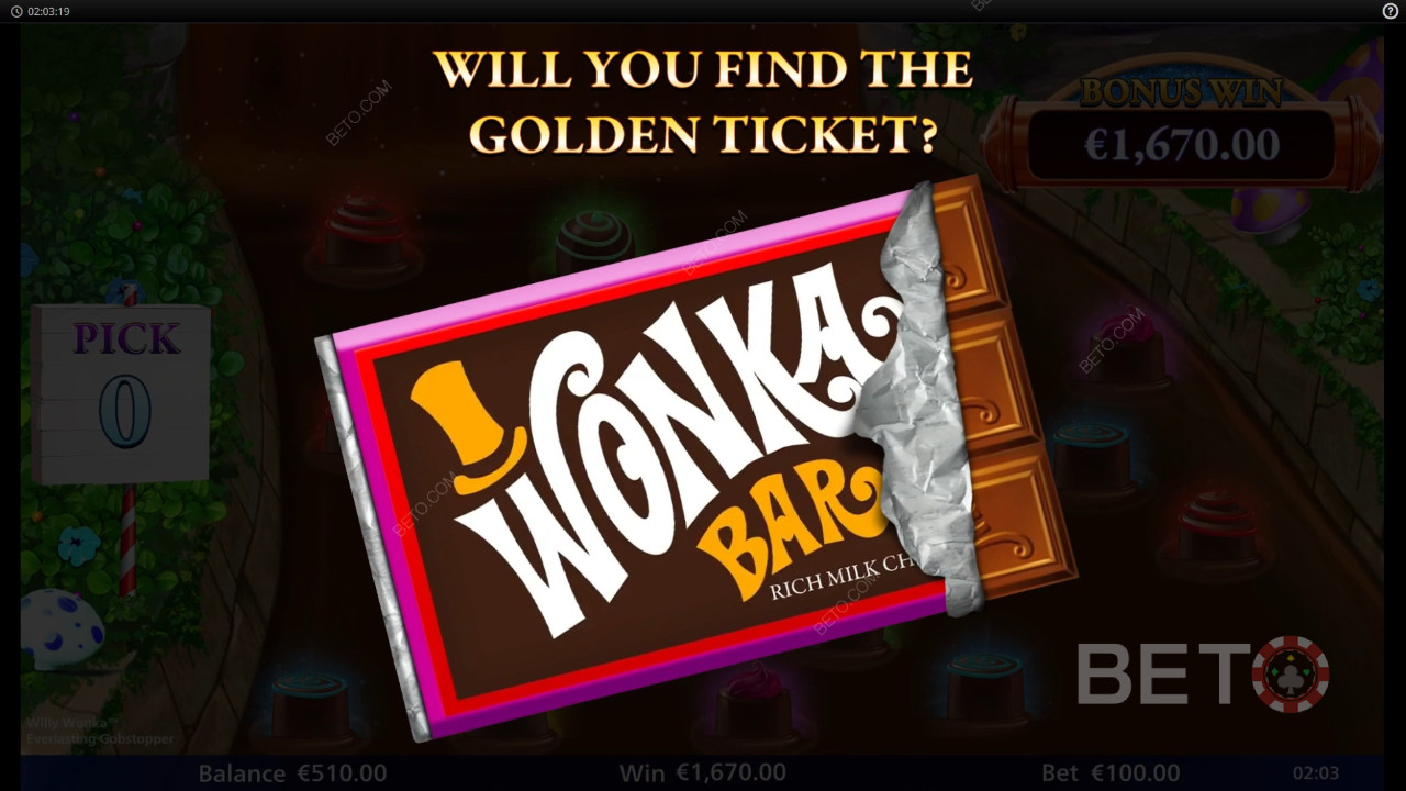 Verdict de la machine à sous Willy Wonka Everlasting Gobstopper en ligne