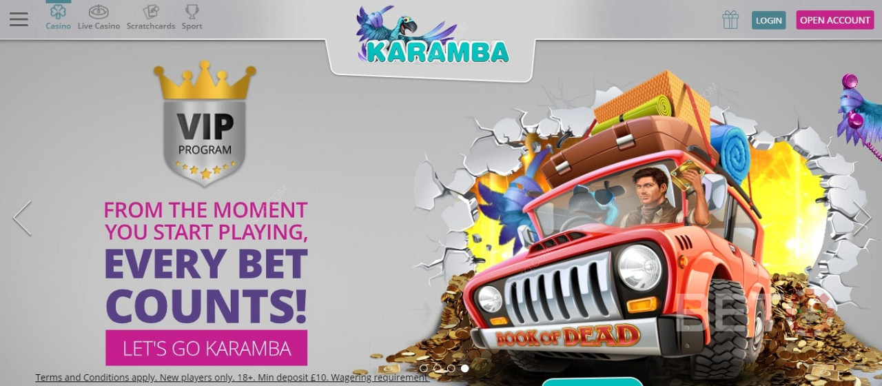 Devenez un membre VIP de Karamba