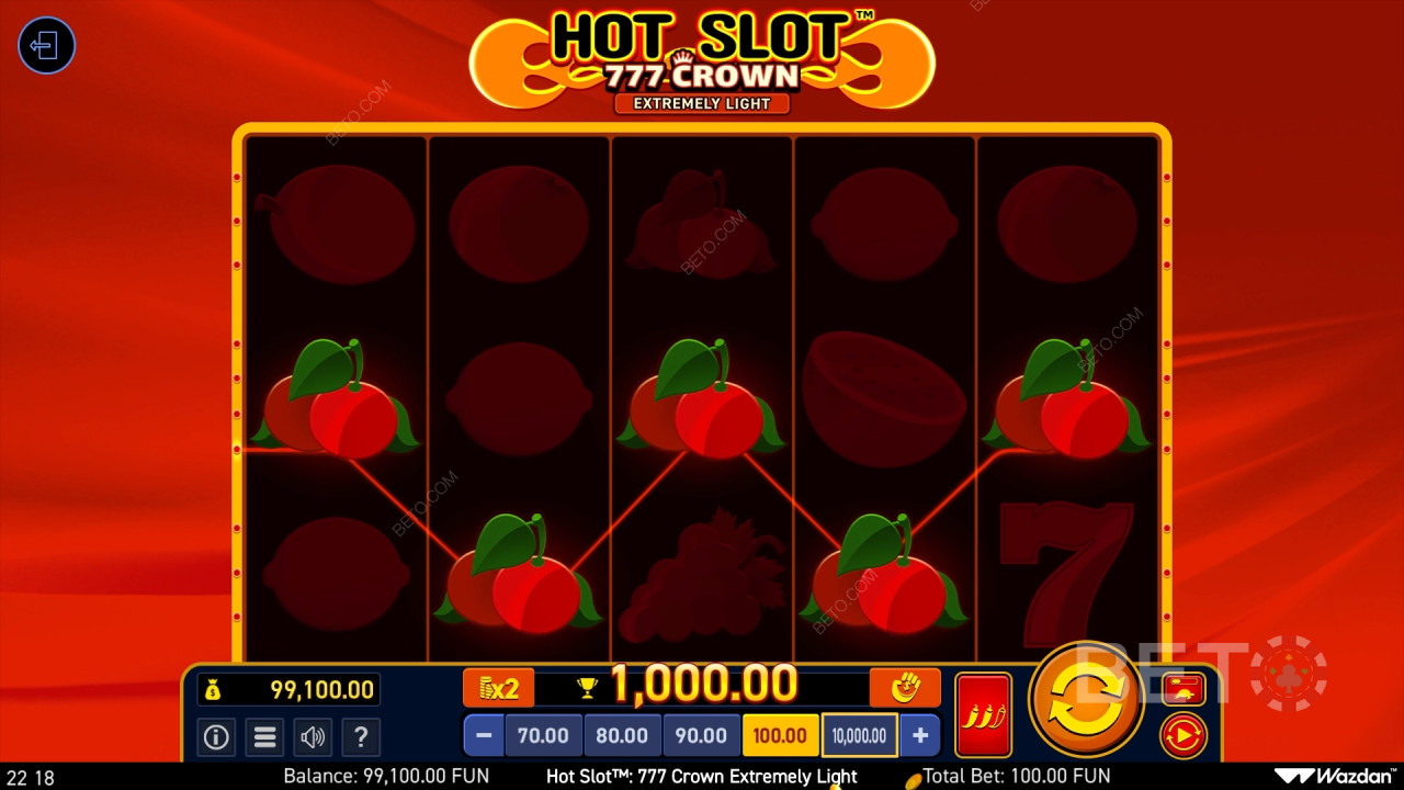 Hot Slot : 777 Crown Extremely Light Revue par BETO Slots