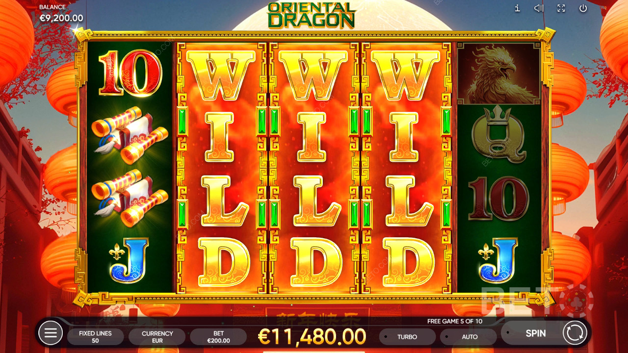 Oriental Dragon Jeu Gratuit