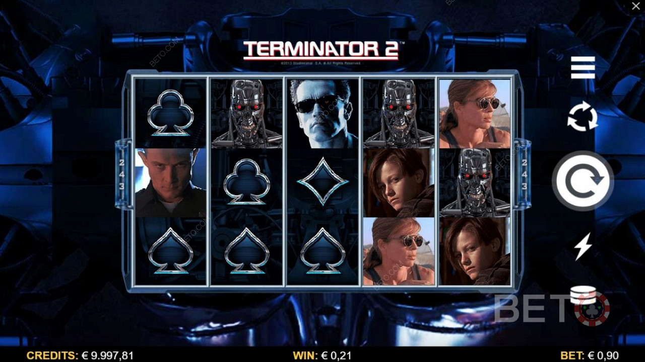 Profitez du thème Terminator 2 avec les personnages du film
