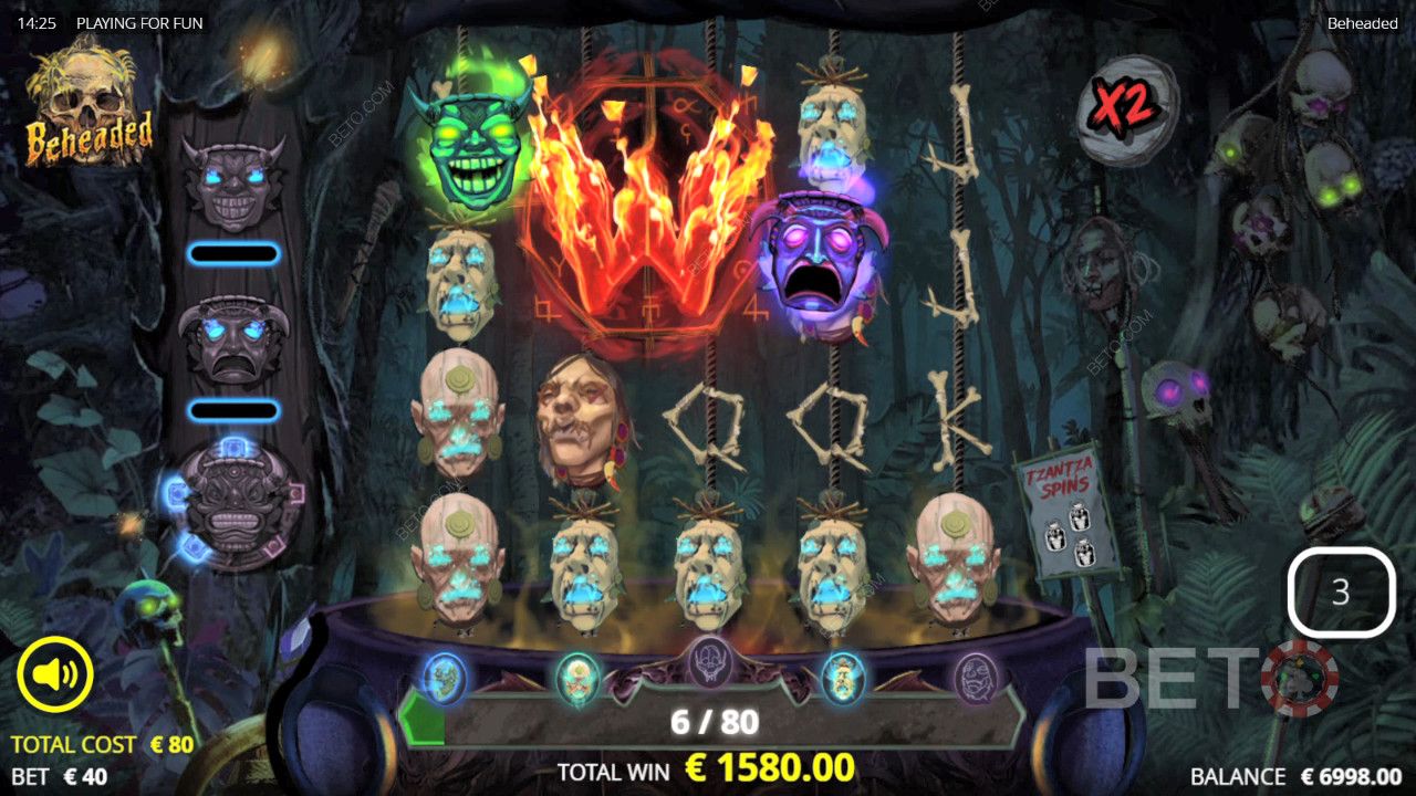 Beheaded Critique de BETO Slots