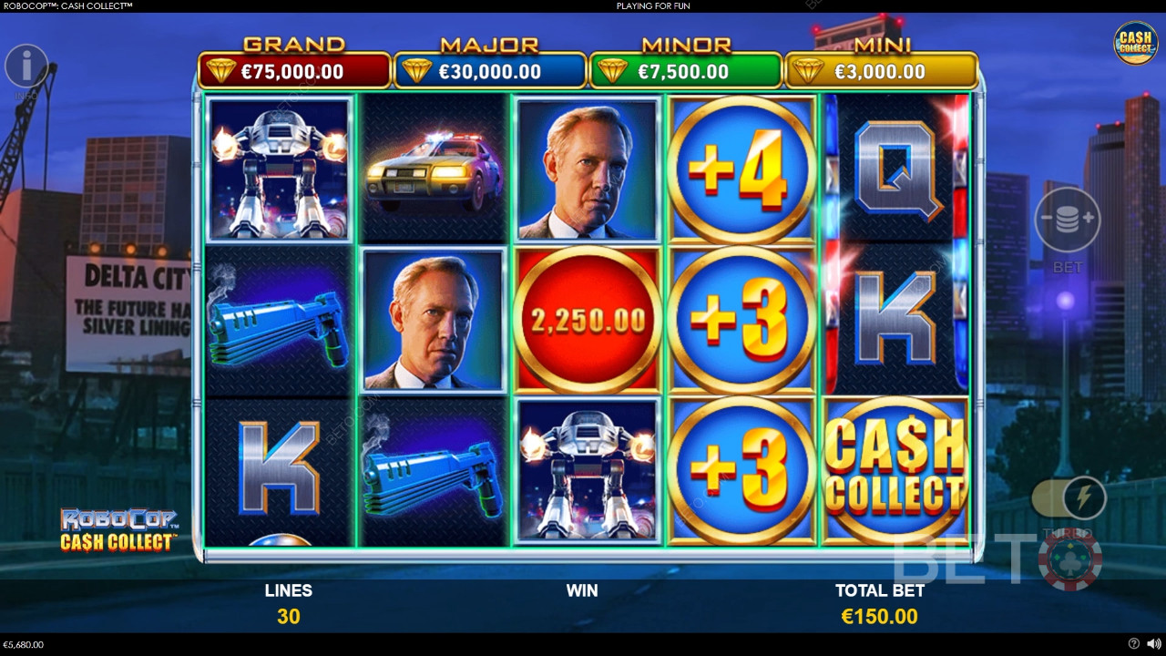 RoboCop : Cash Collect Revue par BETO Slots