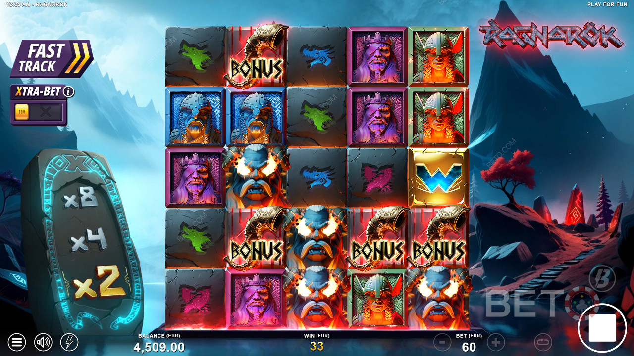 Fonctionnalités bonus expliquées dans Ragnarok by Slotmill