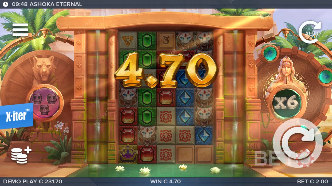 Les bonus expliqués dans Ashoka Eternal par ELK Studios