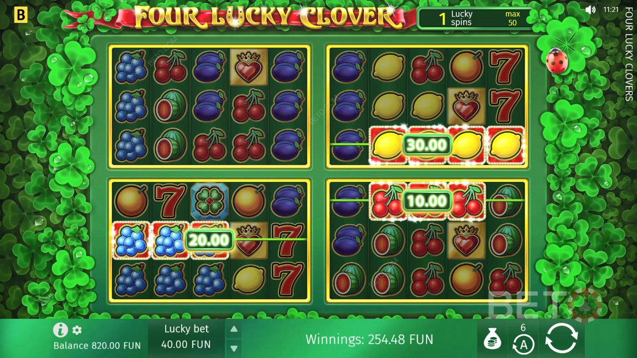 Four Lucky Clover Jeu Gratuit