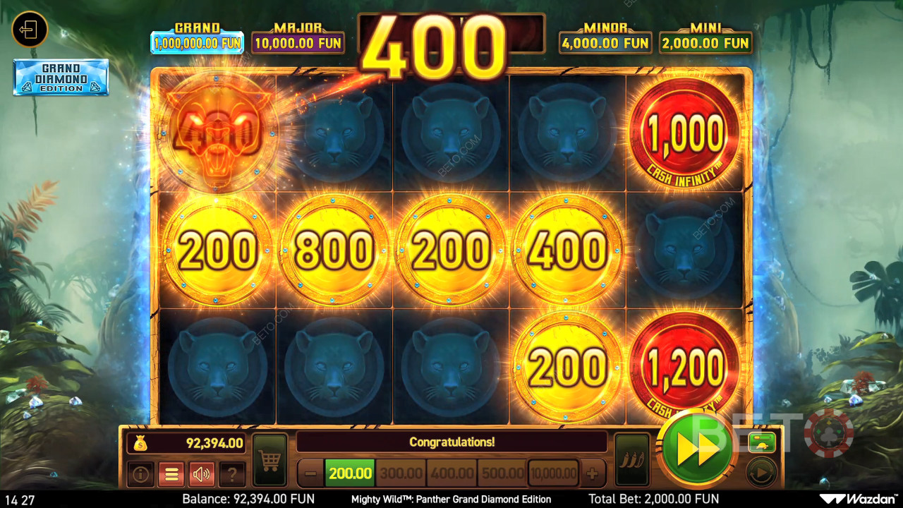 Mighty Wild : Panther Grand Diamond Edition : Une machine à sous Faut-il la faire tourner?