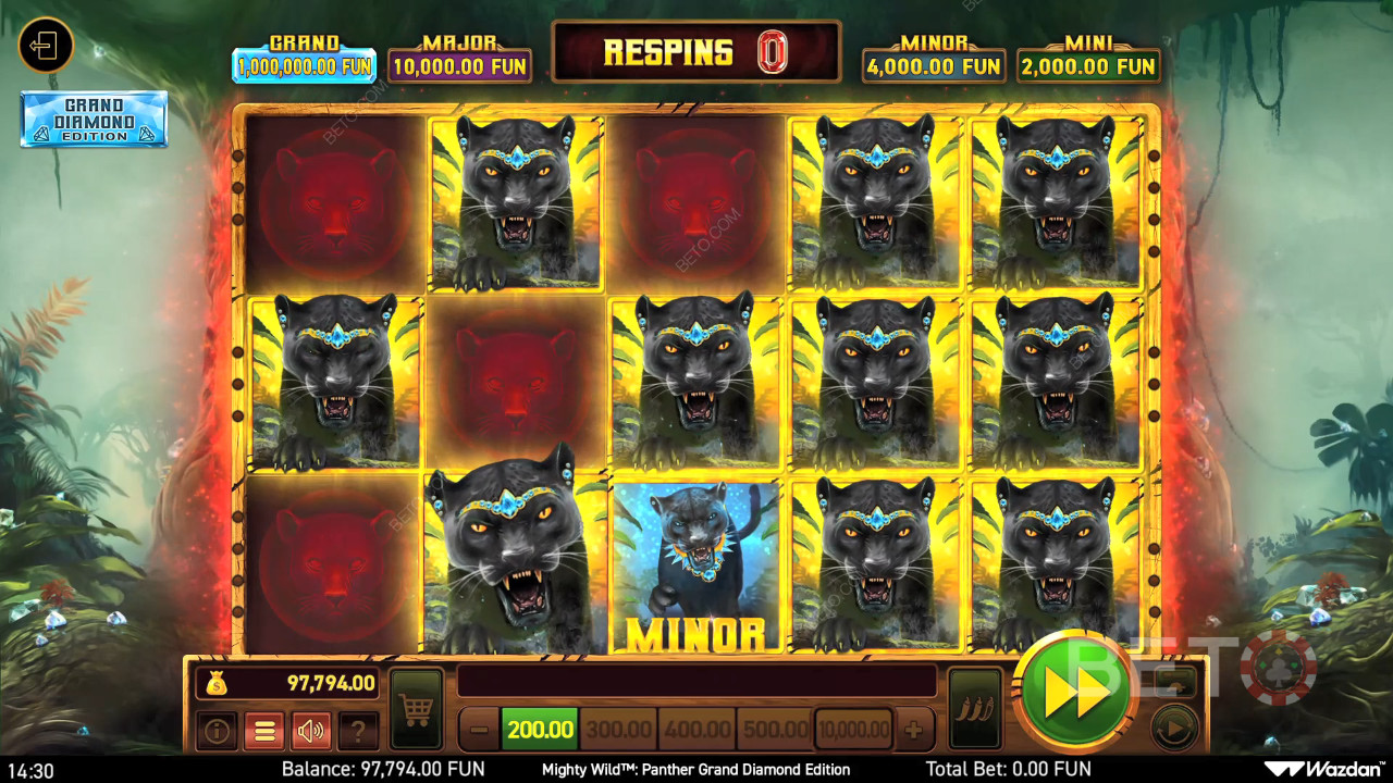 Mighty Wild : Panther Grand Diamond Edition Revue par BETO Slots