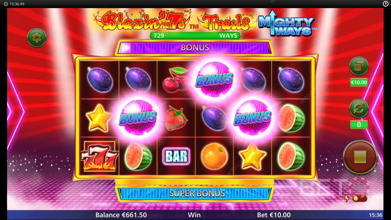 Blazin' Hot 7s Trails Mighty Ways Jeu Gratuit