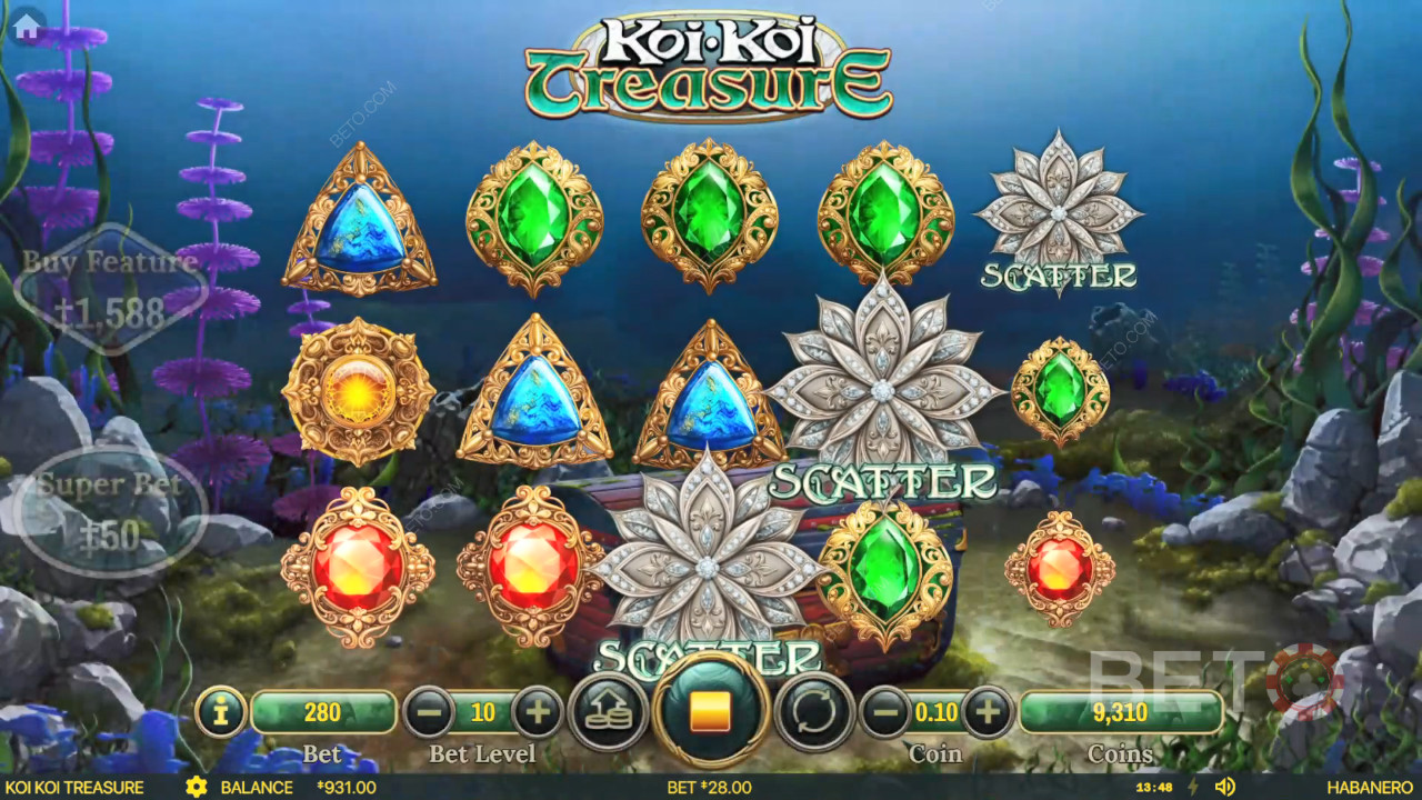 Koi Koi Treasure Jeu Gratuit