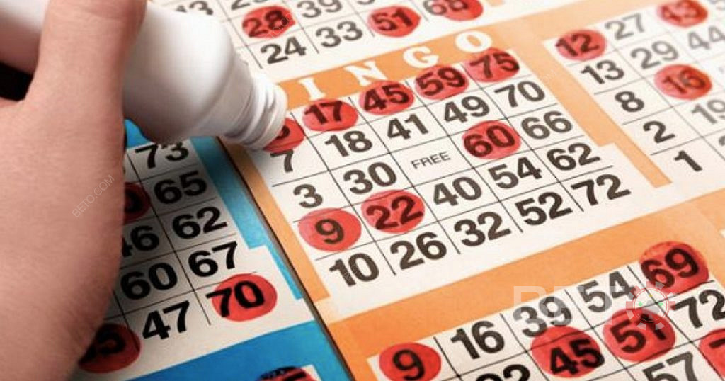 Jouez au bingo en ligne et gagnez le gros lot.