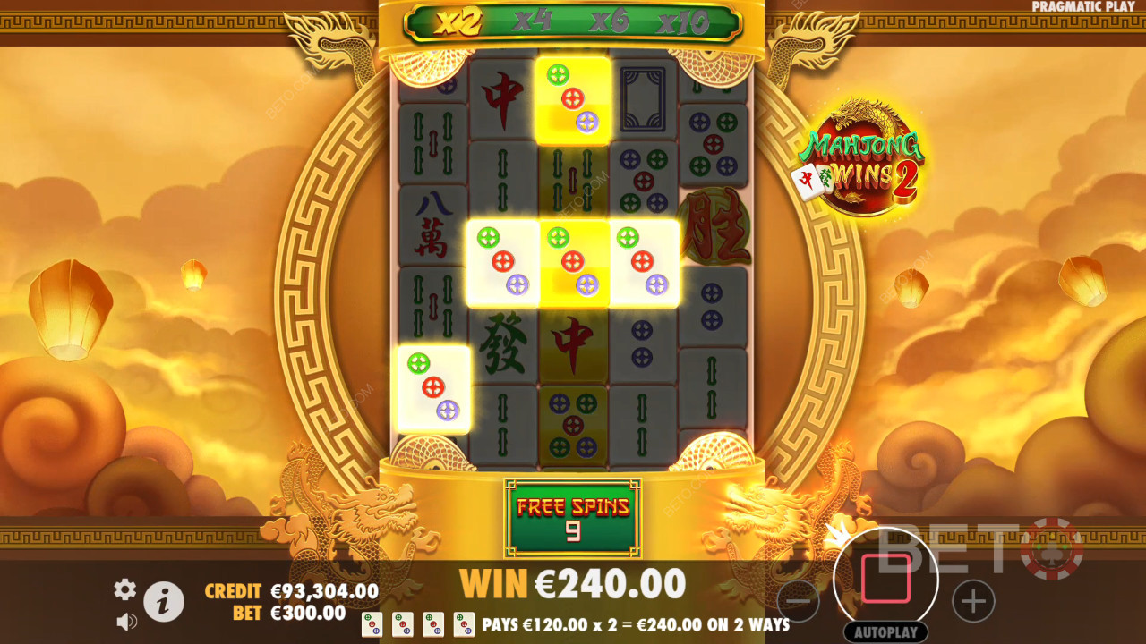 Les fonctions bonus expliquées dans Mahjong Wins 2 par Pragmatic Play