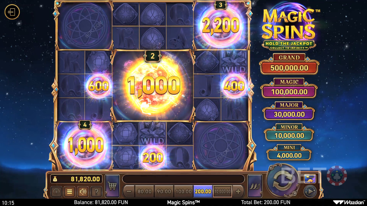 Magic Spins Jeu Gratuit