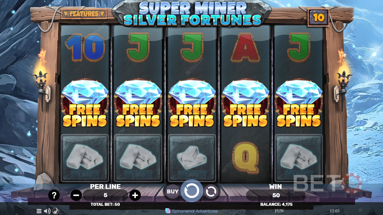 Super Miner Silver Fortunes Jeu Gratuit