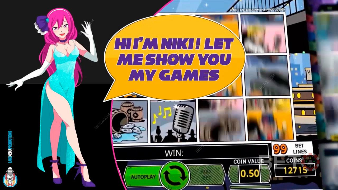 Voici Niki, elle vous guidera et vous montrera tous leurs jeux.
