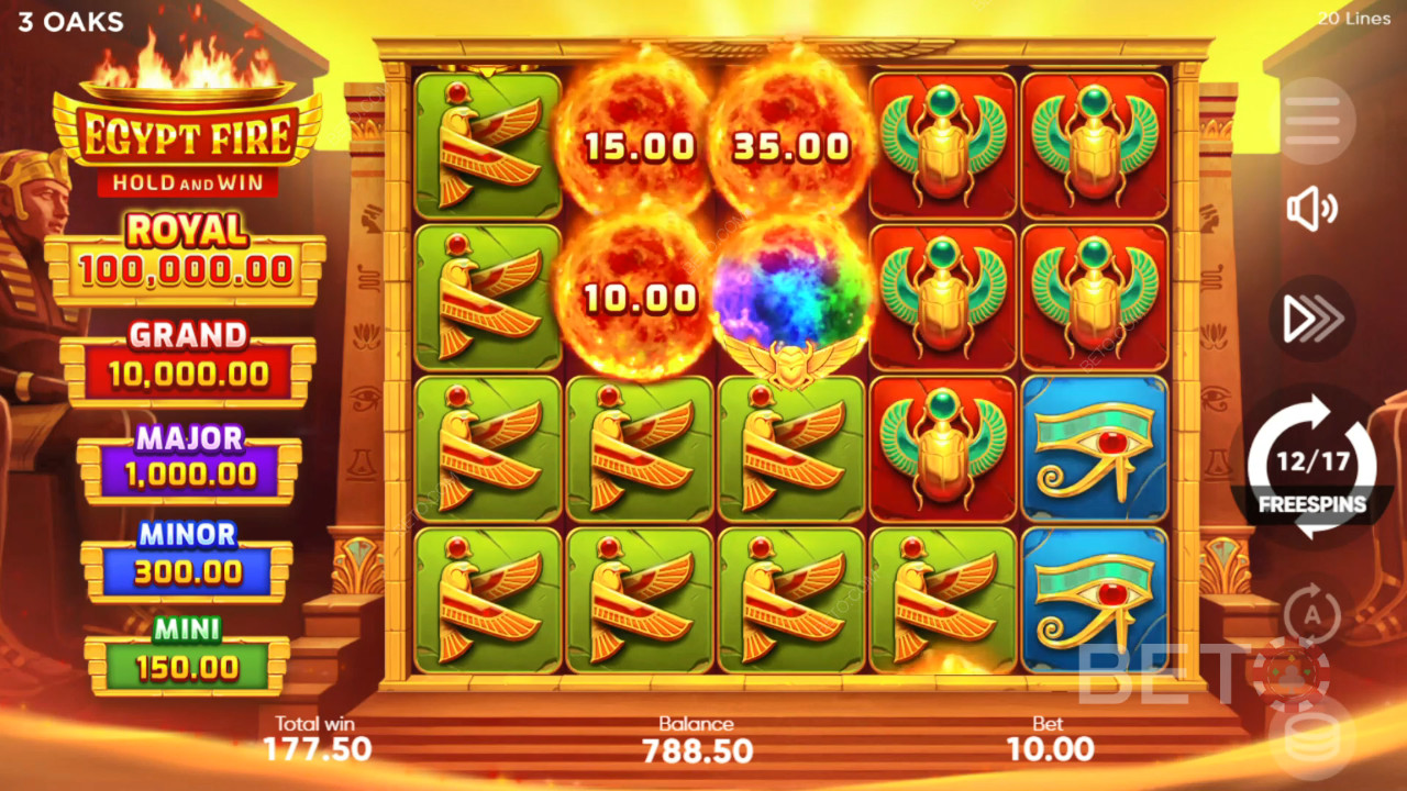 Fonctionnalités Bonus Expliquées dans Egypt Fire par 3 Oaks Gaming
