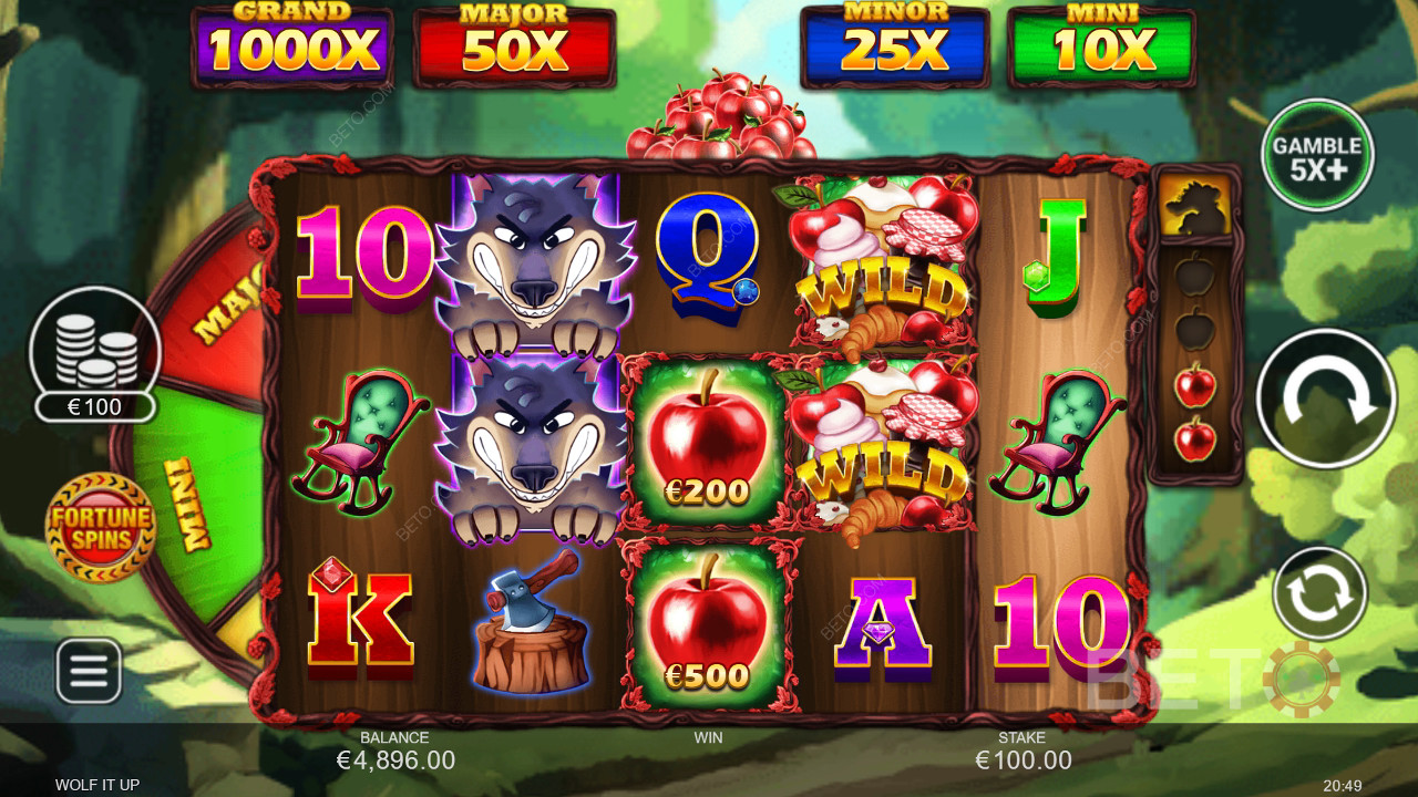 Les bonus expliqués dans Wolf It Up par Inspired Gaming