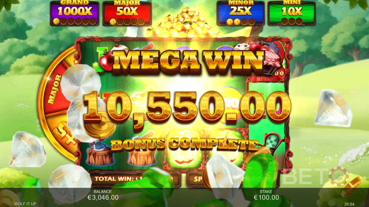 Gagnez 5 000x votre mise dans la machine à sous Wolf It Up!