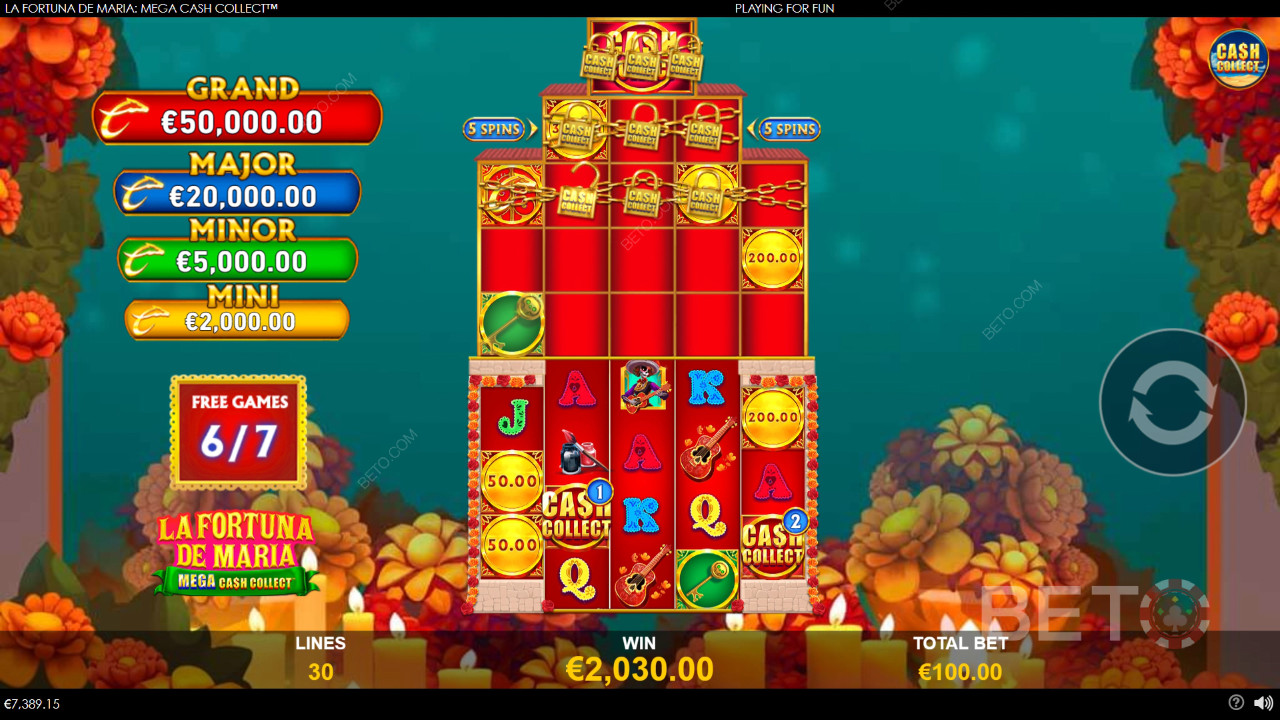 La Fortuna de Maria: Mega Cash Collect Jeu Gratuit