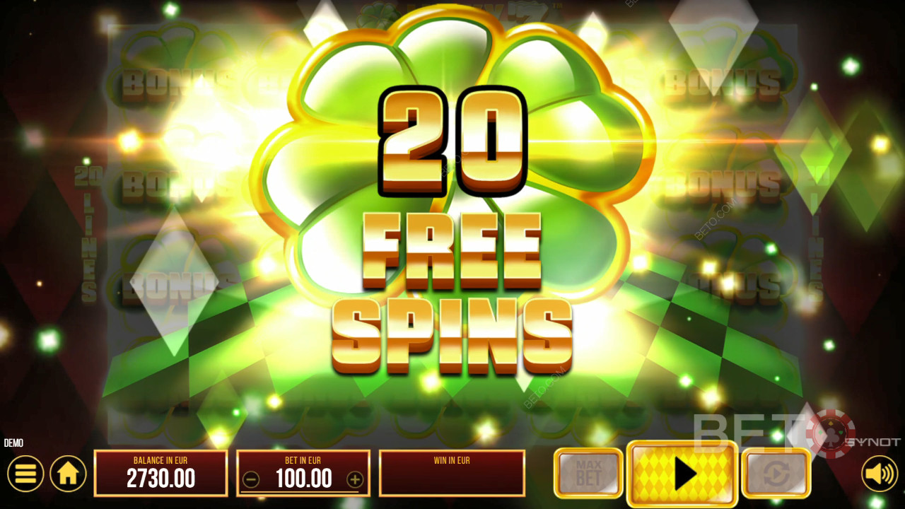 Gagnez 500x votre mise dans la machine à sous vidéo Lucky 77!