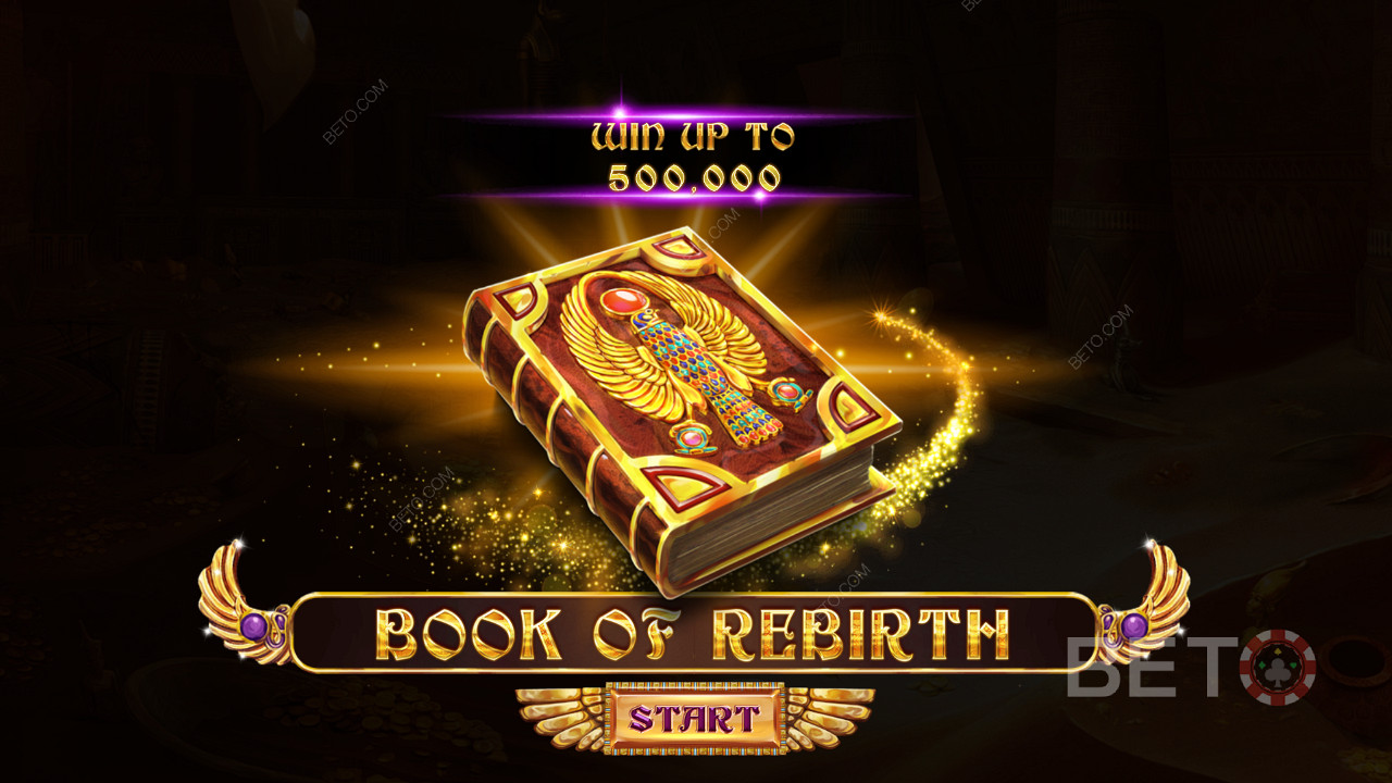 Ecran de chargement de Book Of Rebirth