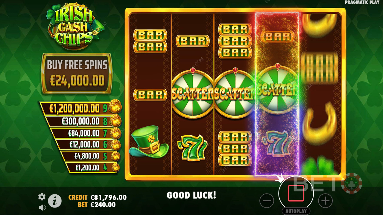 Irish Cash Chips Jeu Gratuit