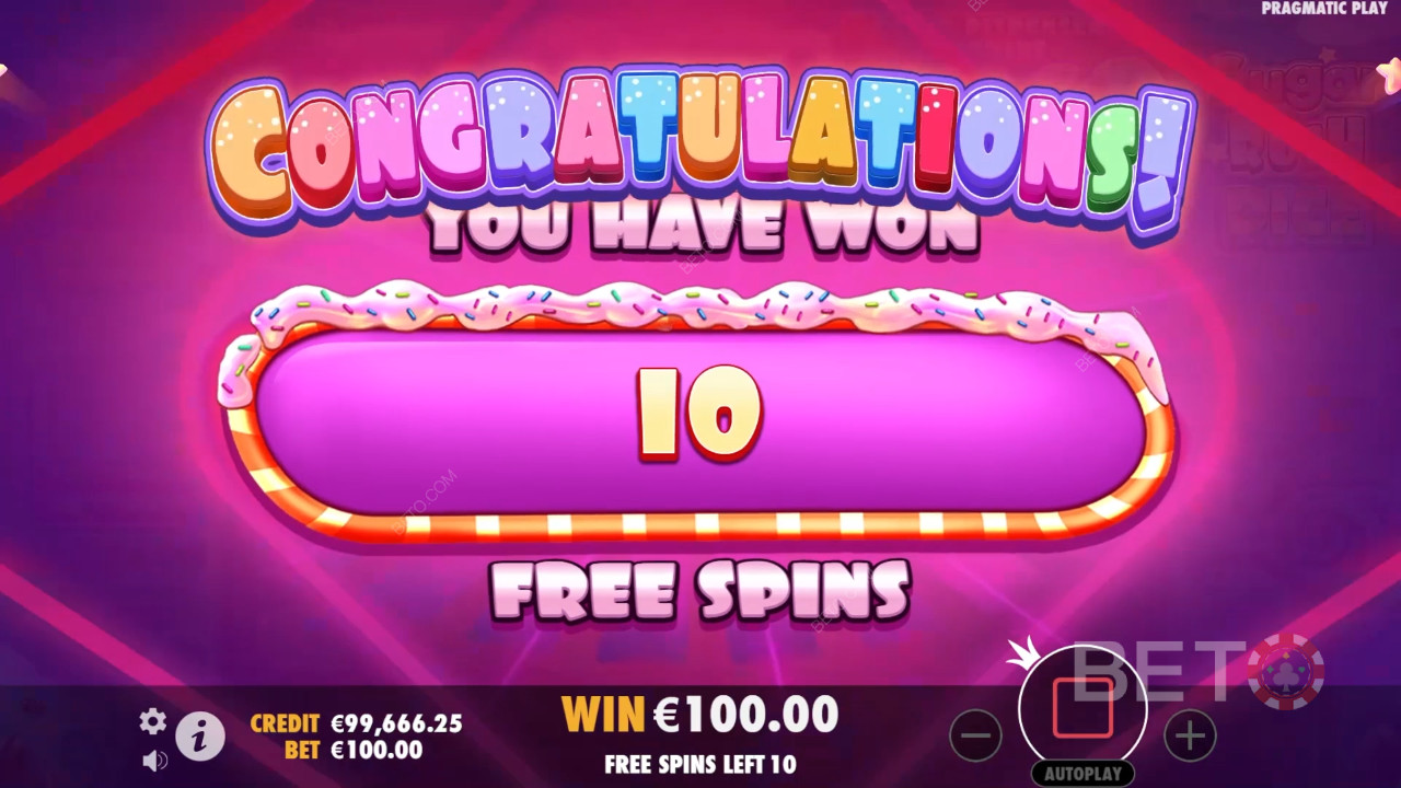 Les fonctions bonus expliquées dans Sugar Rush Dice par Pragmatic Play