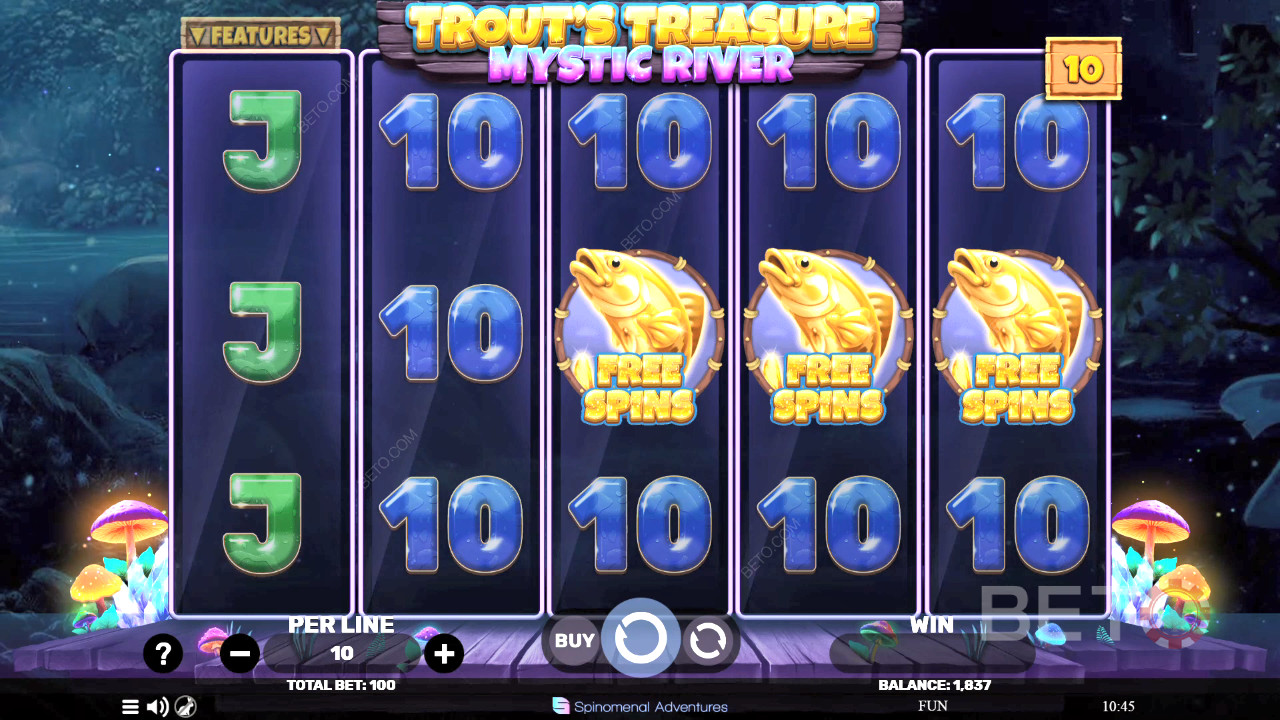 Trout's Treasure - Mystic River Jeu Gratuit