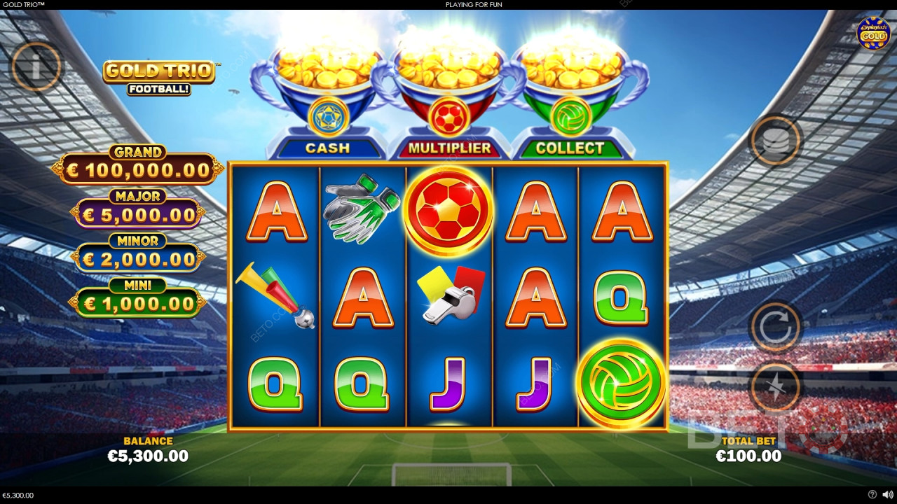 Gold Trio: Football! Jeu Gratuit