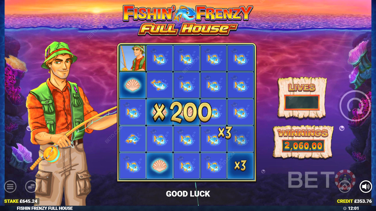 Fishin' Frenzy Full House Jeu Gratuit