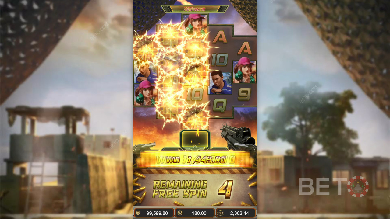 Machine à sous vidéo Battleground Royale - Verdict final