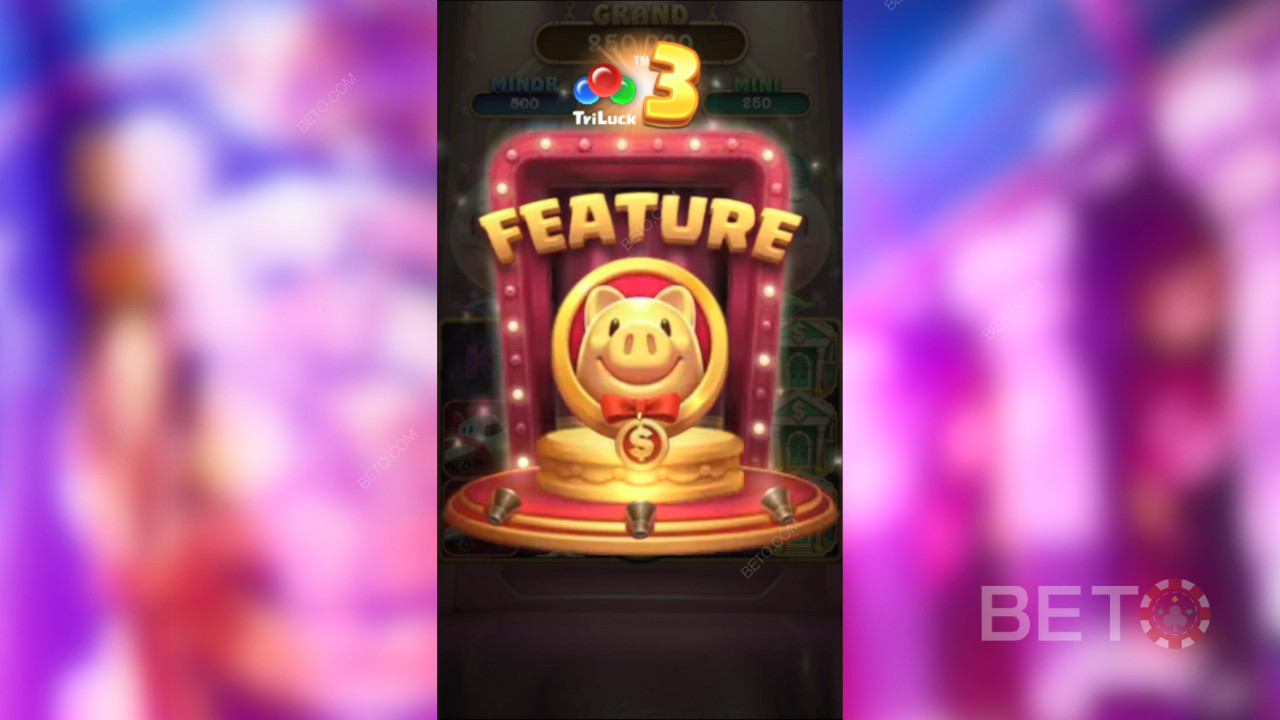 Les fonctions bonus expliquées dans 3 Lucky Piggy par TaDa Gaming