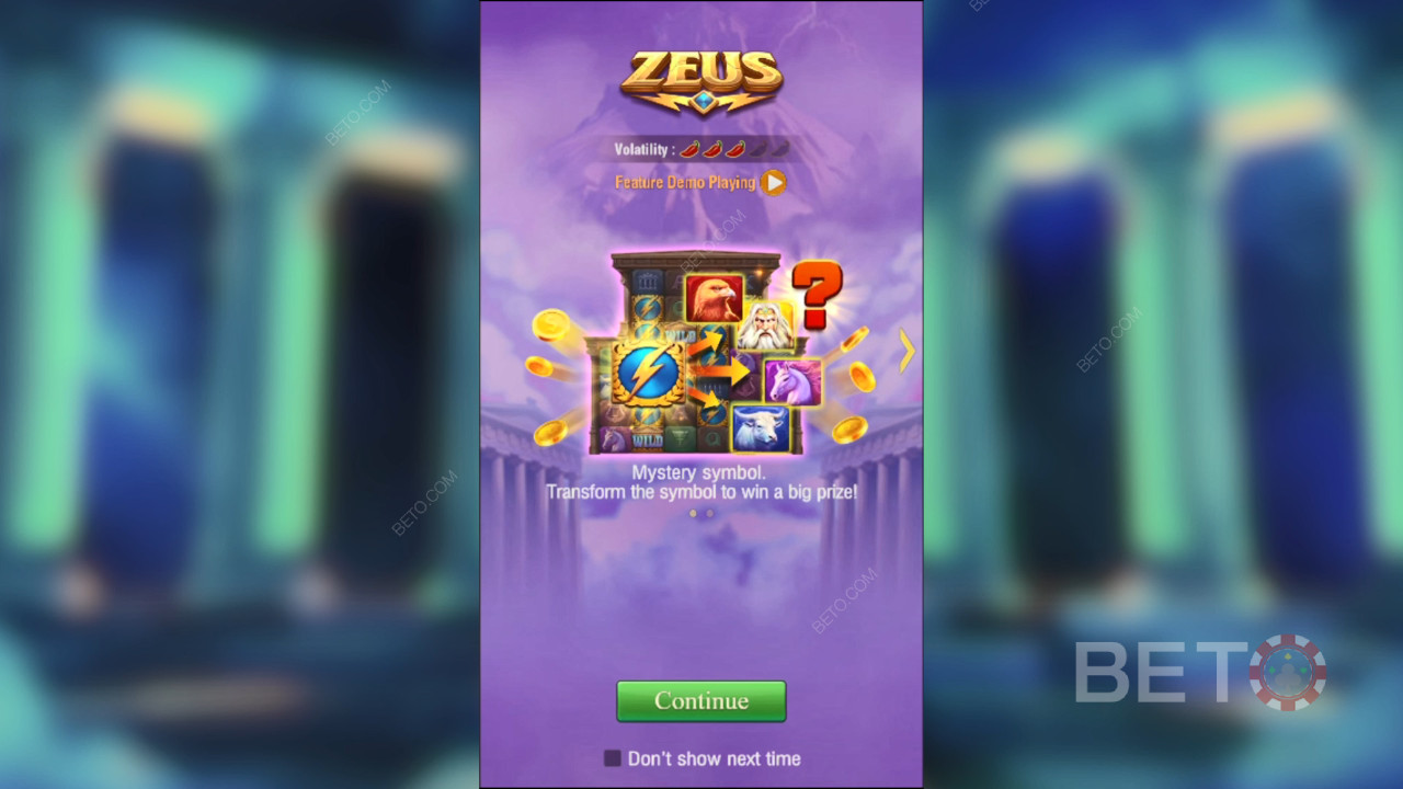 Fonctionnalités bonus expliquées dans Zeus de TaDa Gaming